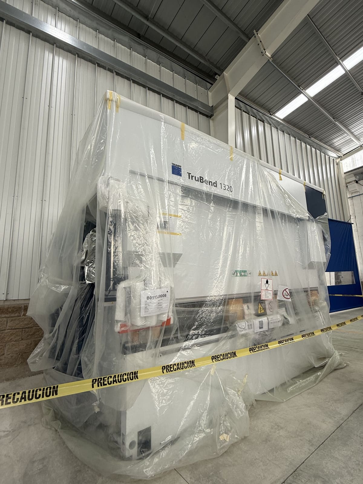 TRUMPF CNC press brake at our plant