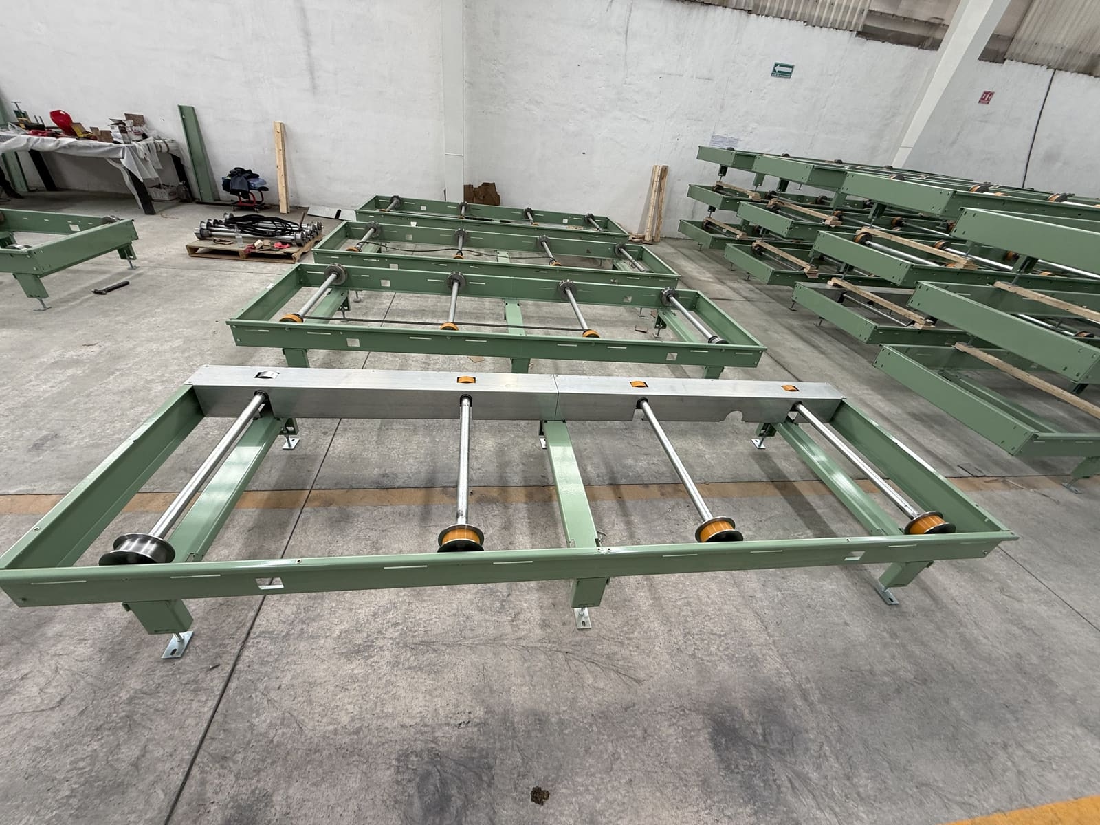 Bastidor de transportador terminado